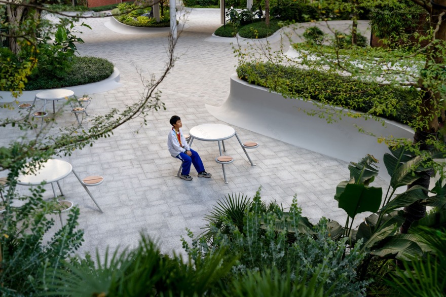 广州南方学院番禺附属中学景观改造丨中国广州丨BAM百安木-56