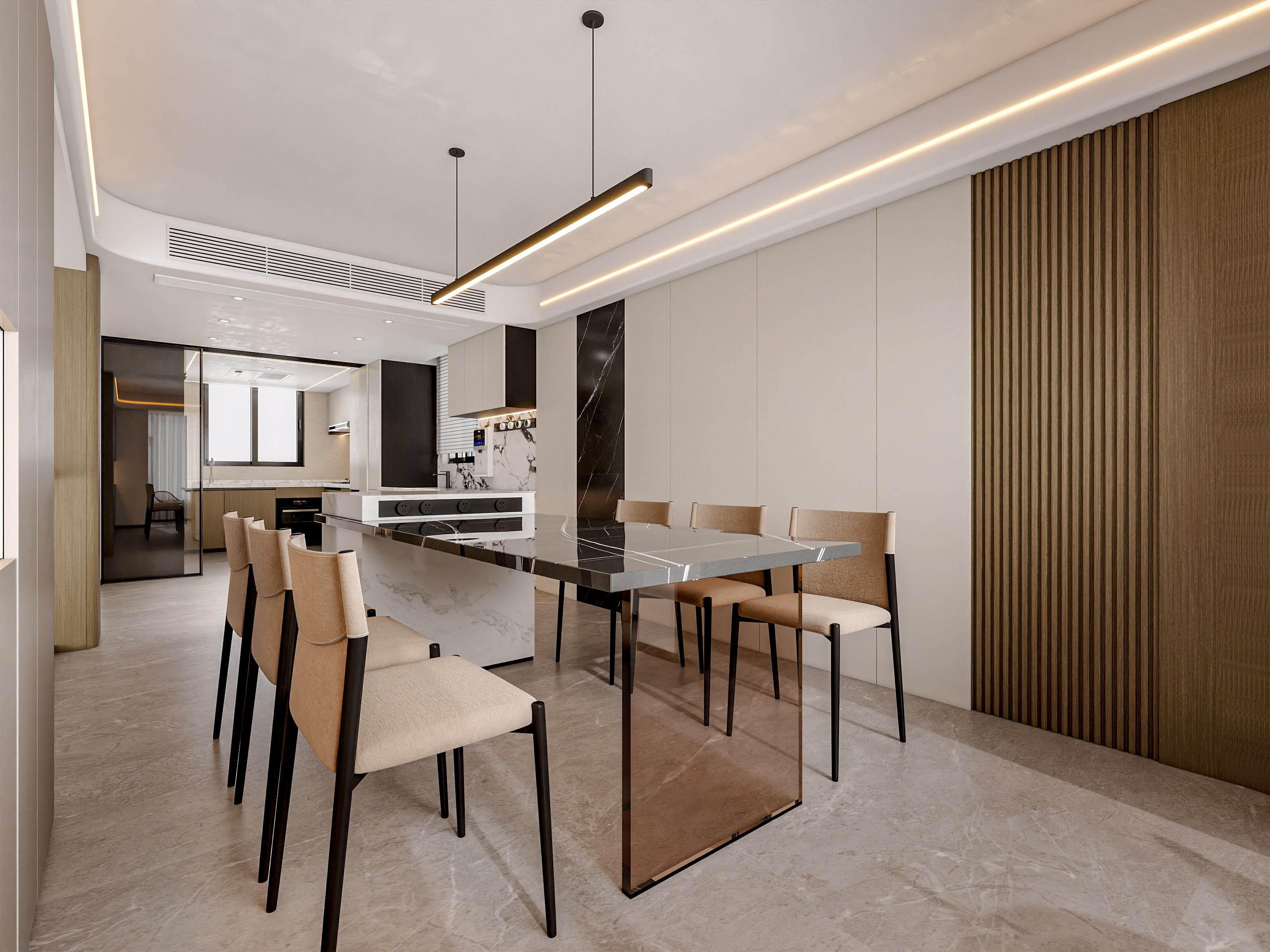 上海浅水湾花园（408平方现代简约别墅）-15