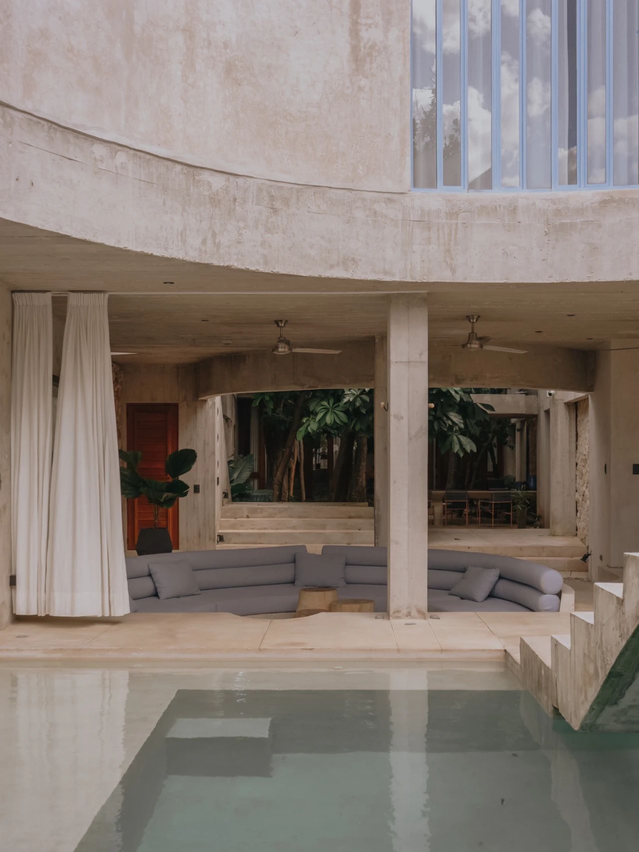 别墅庭院丨墨西哥丨Ludwig Godefroy Architecture-3