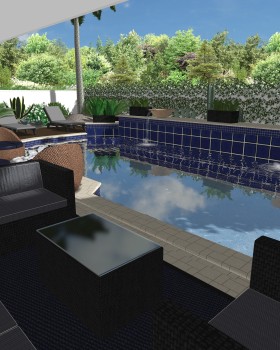 美国亚利桑那州某私人住宅别墅花园设计