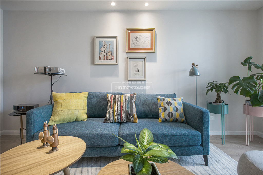 80 平北欧风润城家居,原木清新打造宽敞成长空间-21