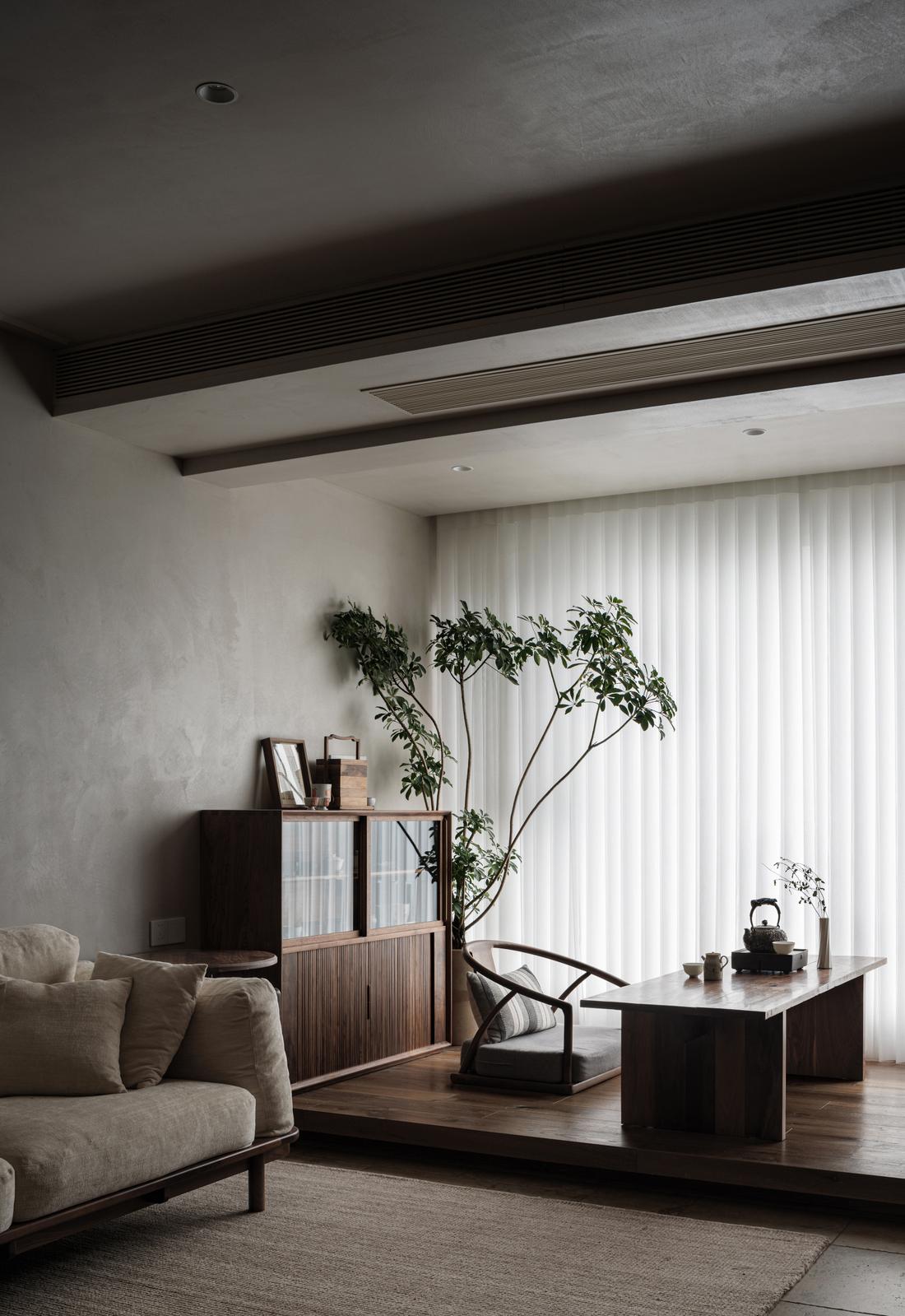 《隙光》静谧质朴的中式侘寂屋丨中国成都丨成都宏福樘设计-33