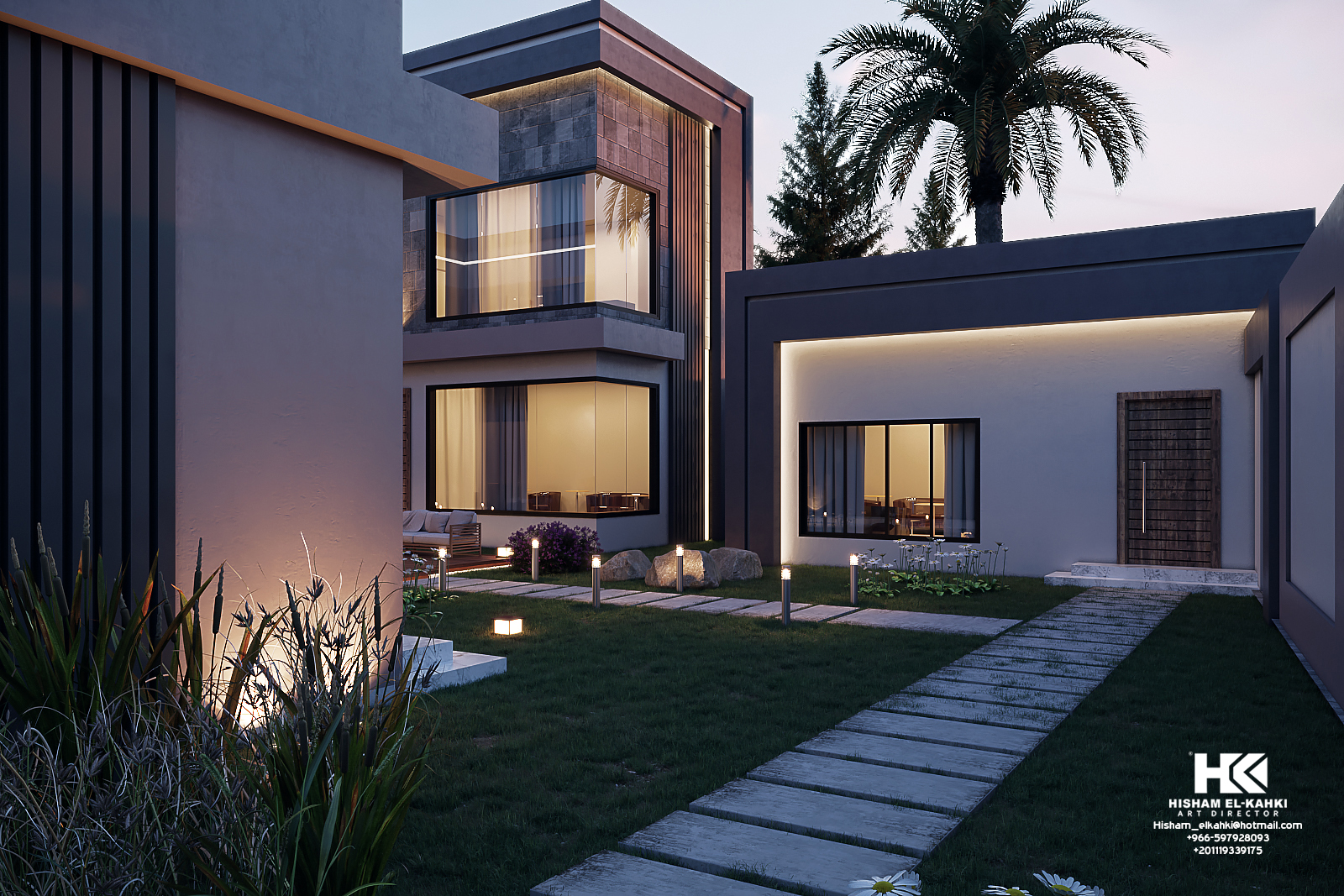 Modern Exterior Villa Design-4