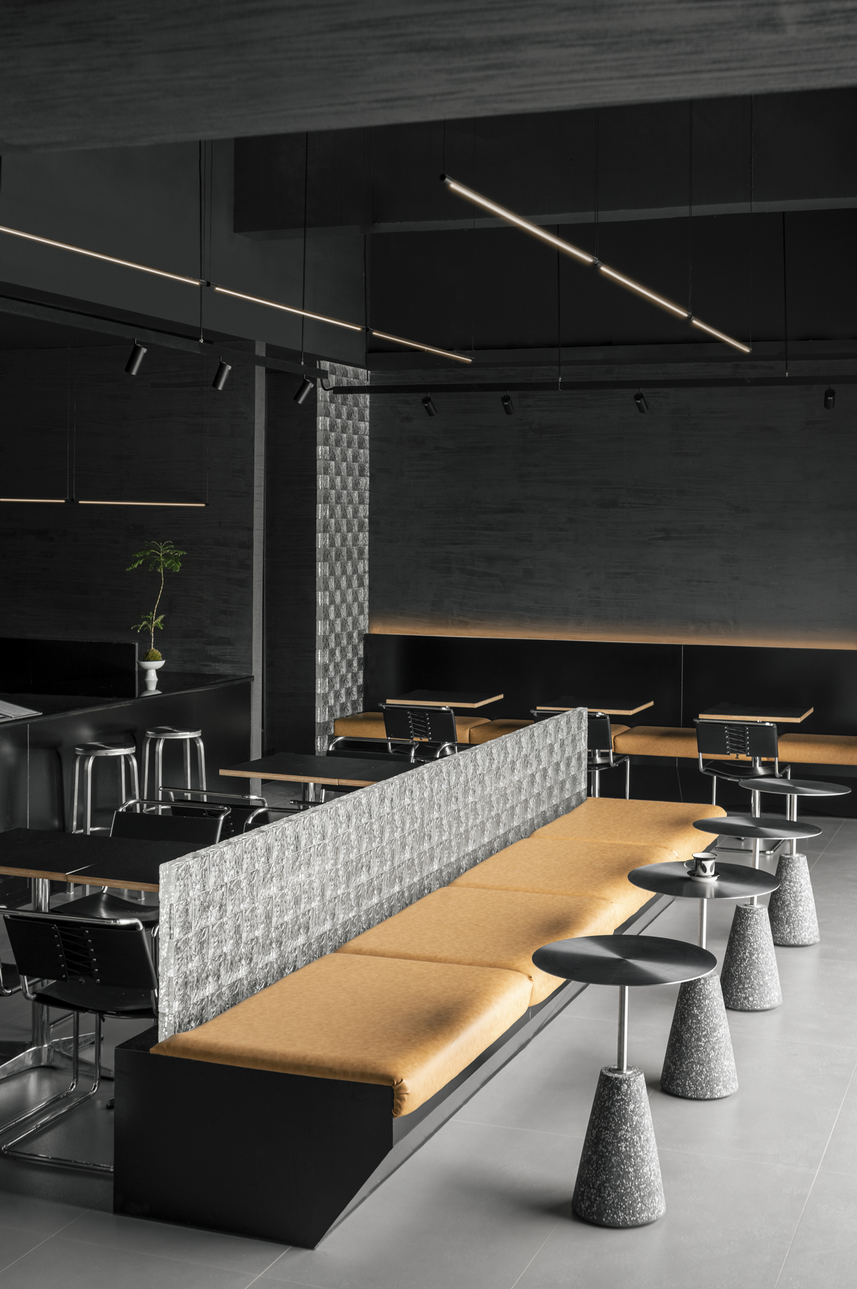 质感咖啡空间设计丨拾素设计-19