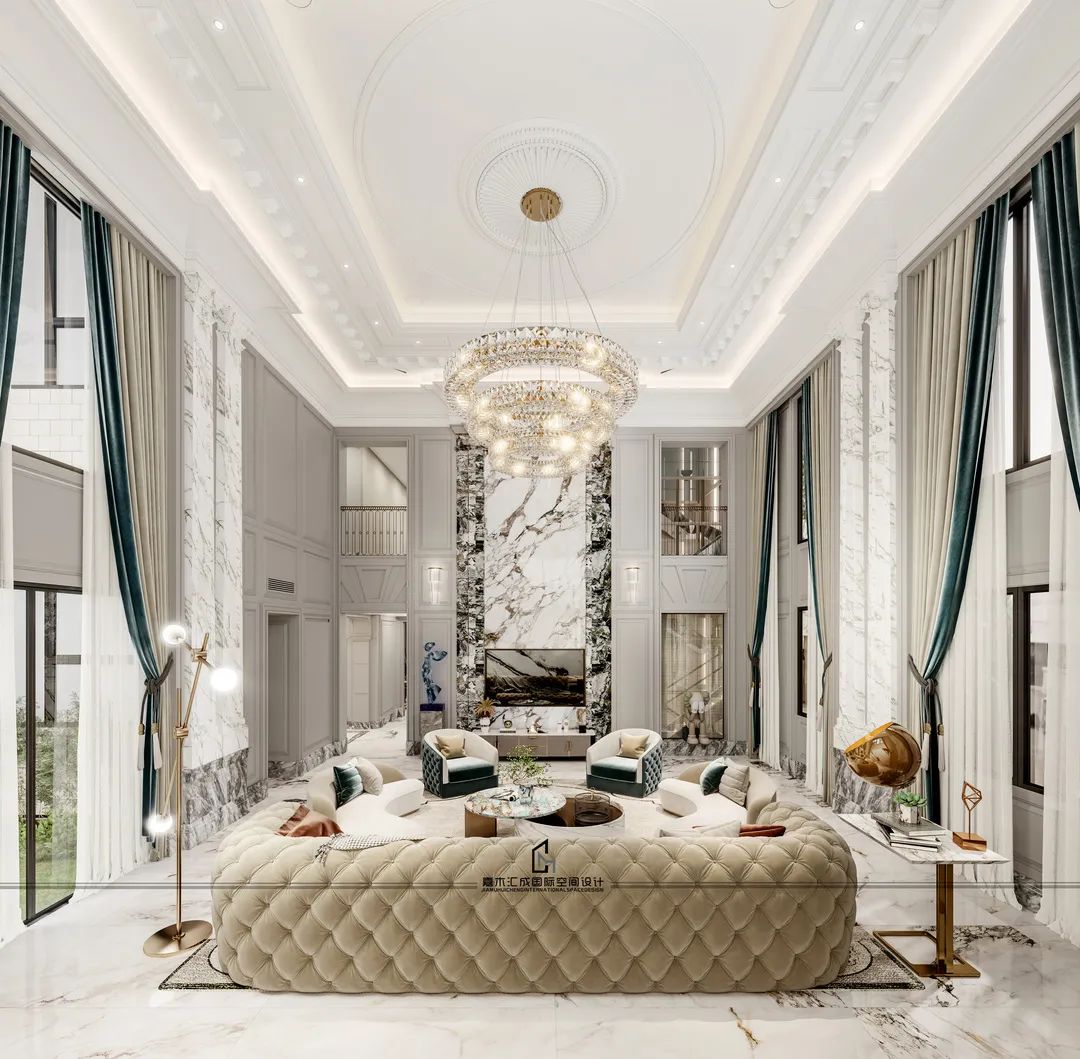 广东惠州法式轻奢别墅私宅设计丨中国惠州丨嘉木汇成(JMHC)-17