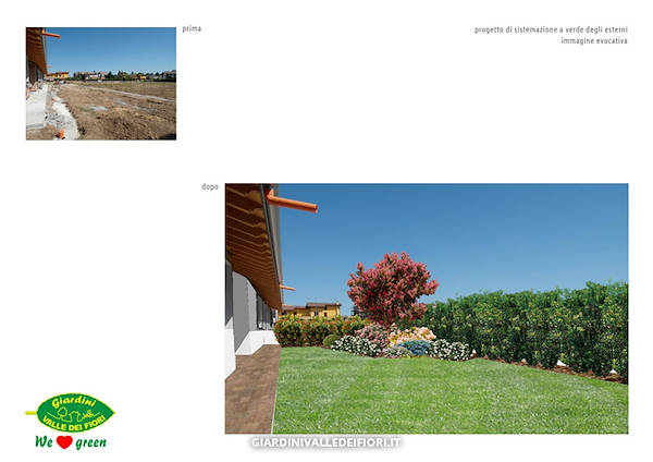 双户住宅花园项目丨GIARDINI Valle dei Fiori-19