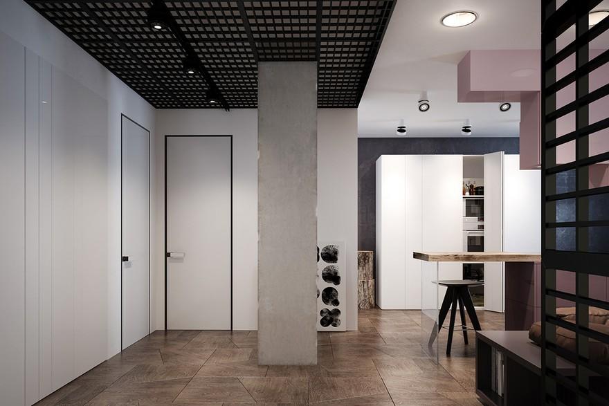 乌克兰基辅粉色公寓-18