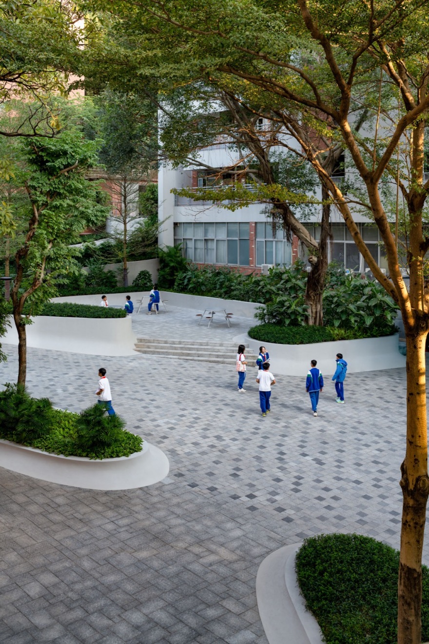 广州南方学院番禺附属中学景观改造丨中国广州丨BAM百安木-91