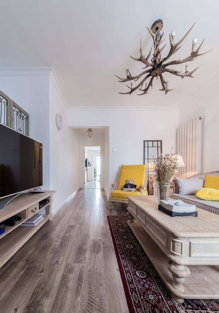 合肥迷屋设计丨公寓丨北京两居室,四白到顶,其他全靠软装!-3