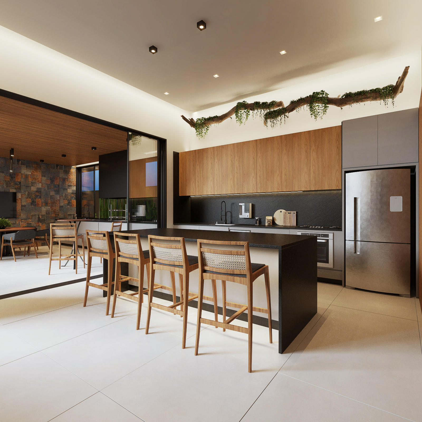 Espaço Gourmet com Hidro Elevada - URB ARQUITETURA-0