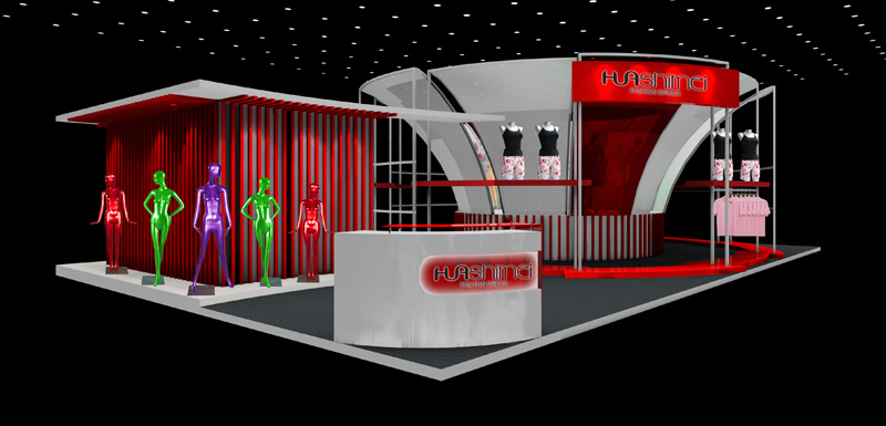 宁波花时美服装节展厅-2