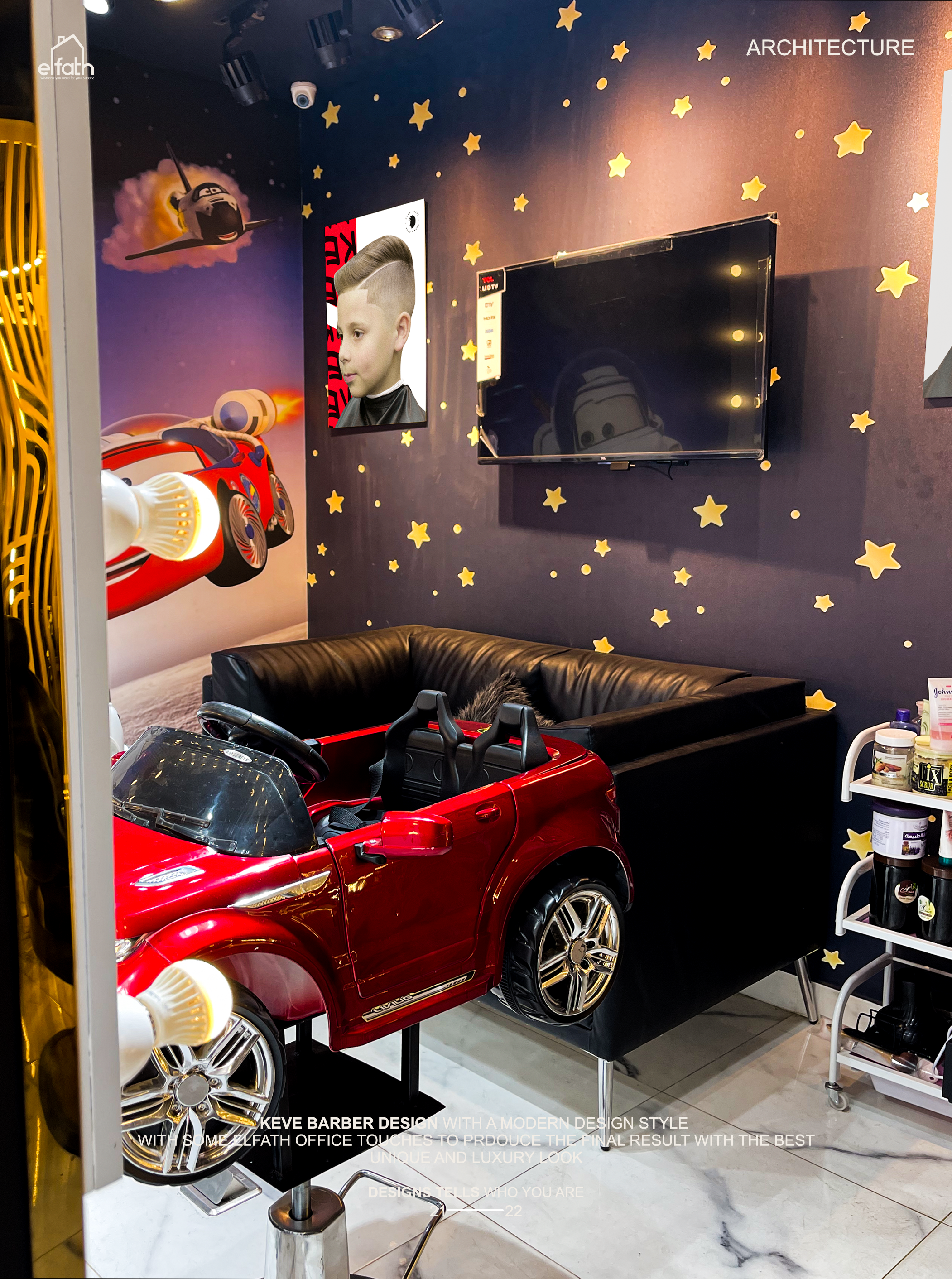 Keve barber - interior design --43