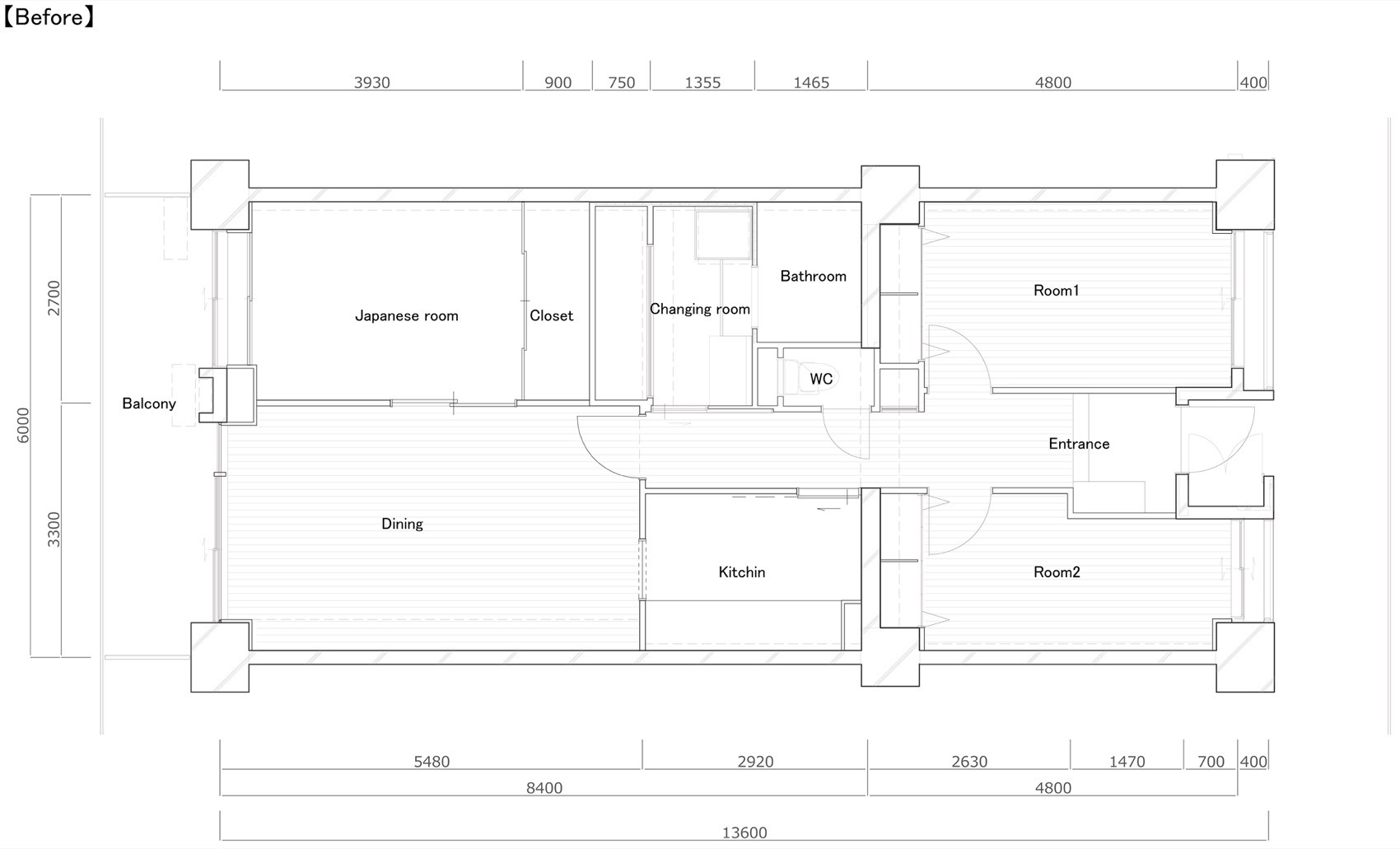 一处普通公寓的翻新改造丨日本东京丨THa-57