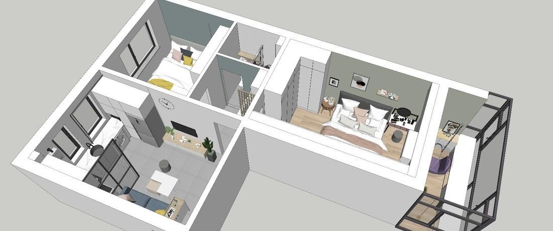 老房逆袭 | 小空间大改造，打造开放式厨卫与客厅-17