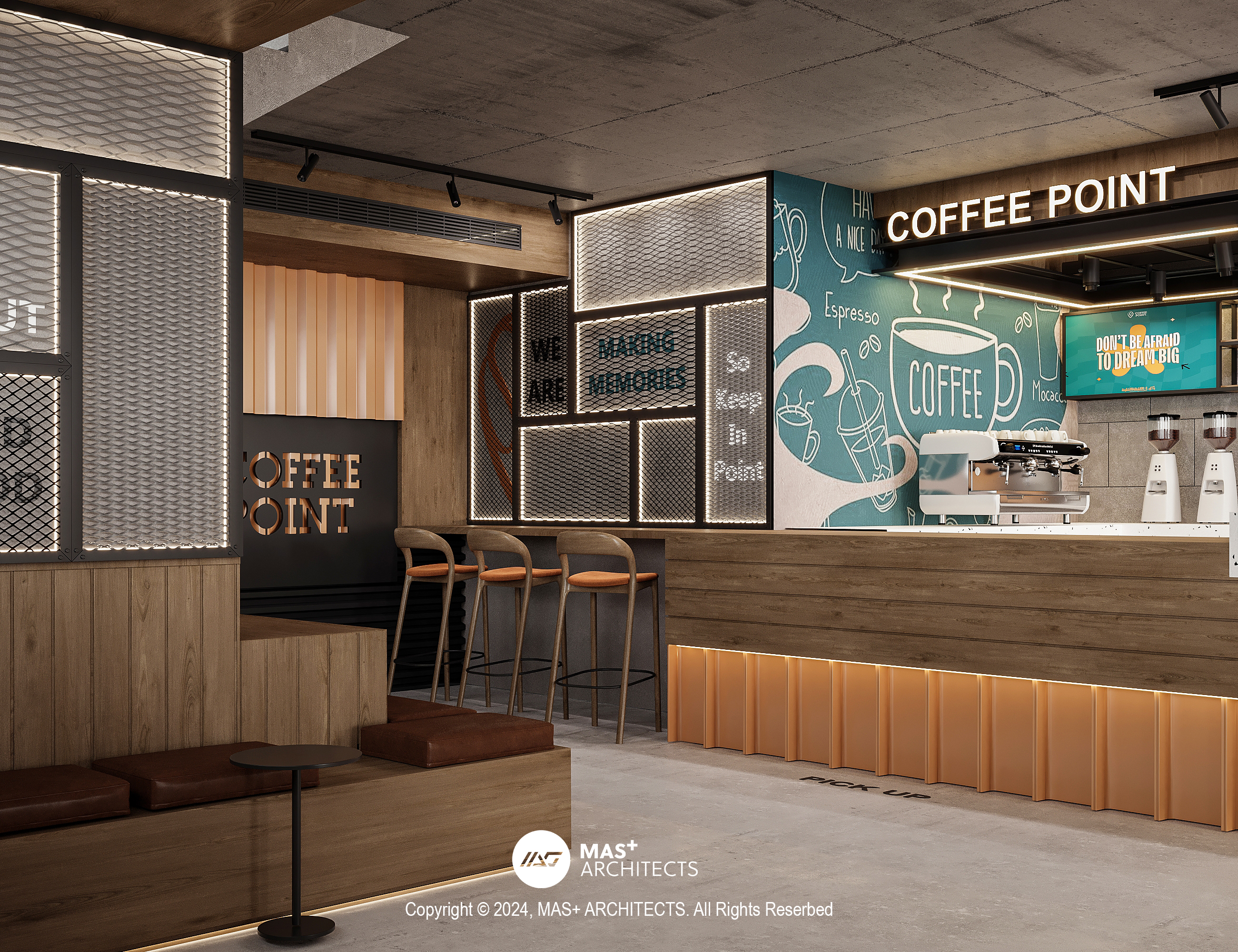 ᑕ O ᖴ ᖴ E ᑭ O I ᑎ T-6