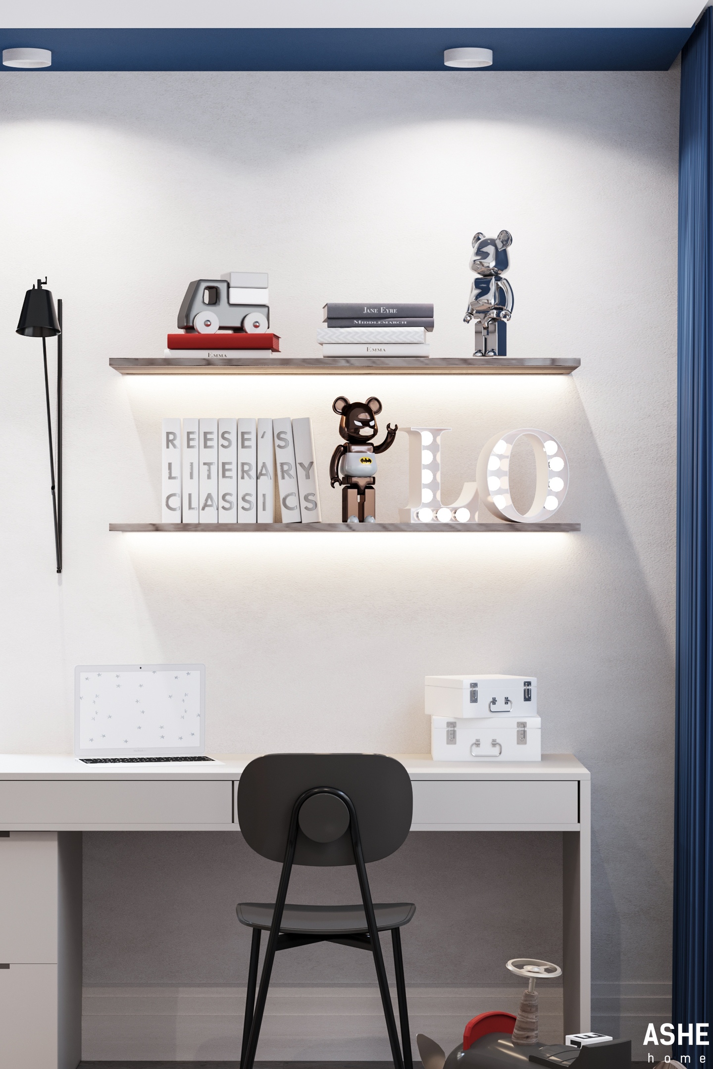 Детская комната для мальчика и девочки ЖК Венский лес-6