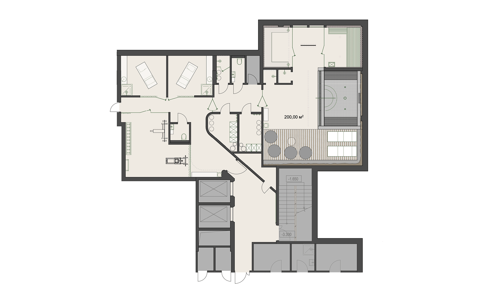 卡尔曼斯水疗中心丨俄罗斯丨Levkovich Architects-20