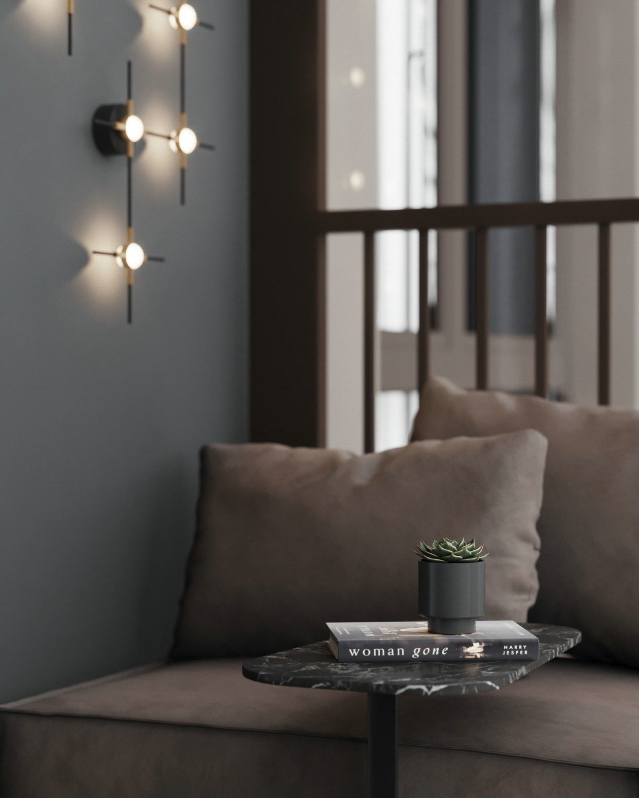 高级黑公寓 丰富极具有质感-36