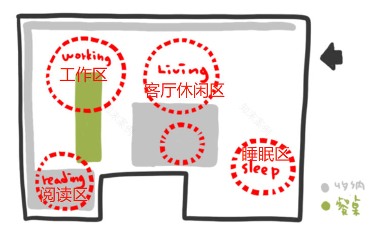 66㎡小户型住出大平层感,一直单身一直爽!-62