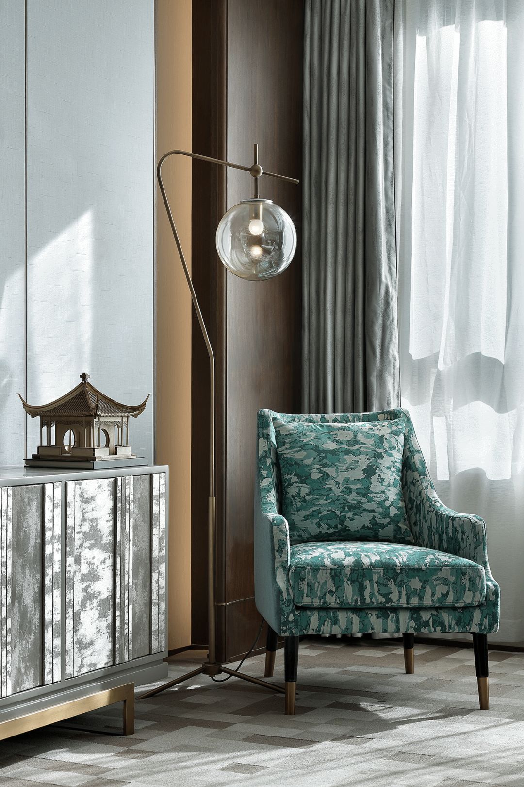 悦云庄 A 户型样板间丨中国南平丨郑州几何空间设计机构-20