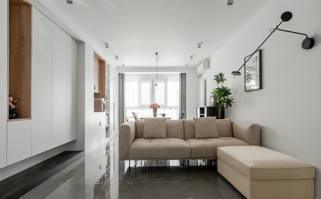 悬浮壁柜打造多彩客厅-0