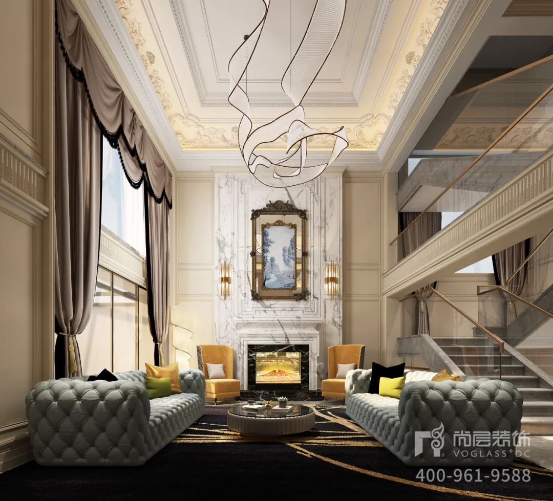 尚层装饰 | 法式浪漫嵌入生活,简约色调打造精致品味-25