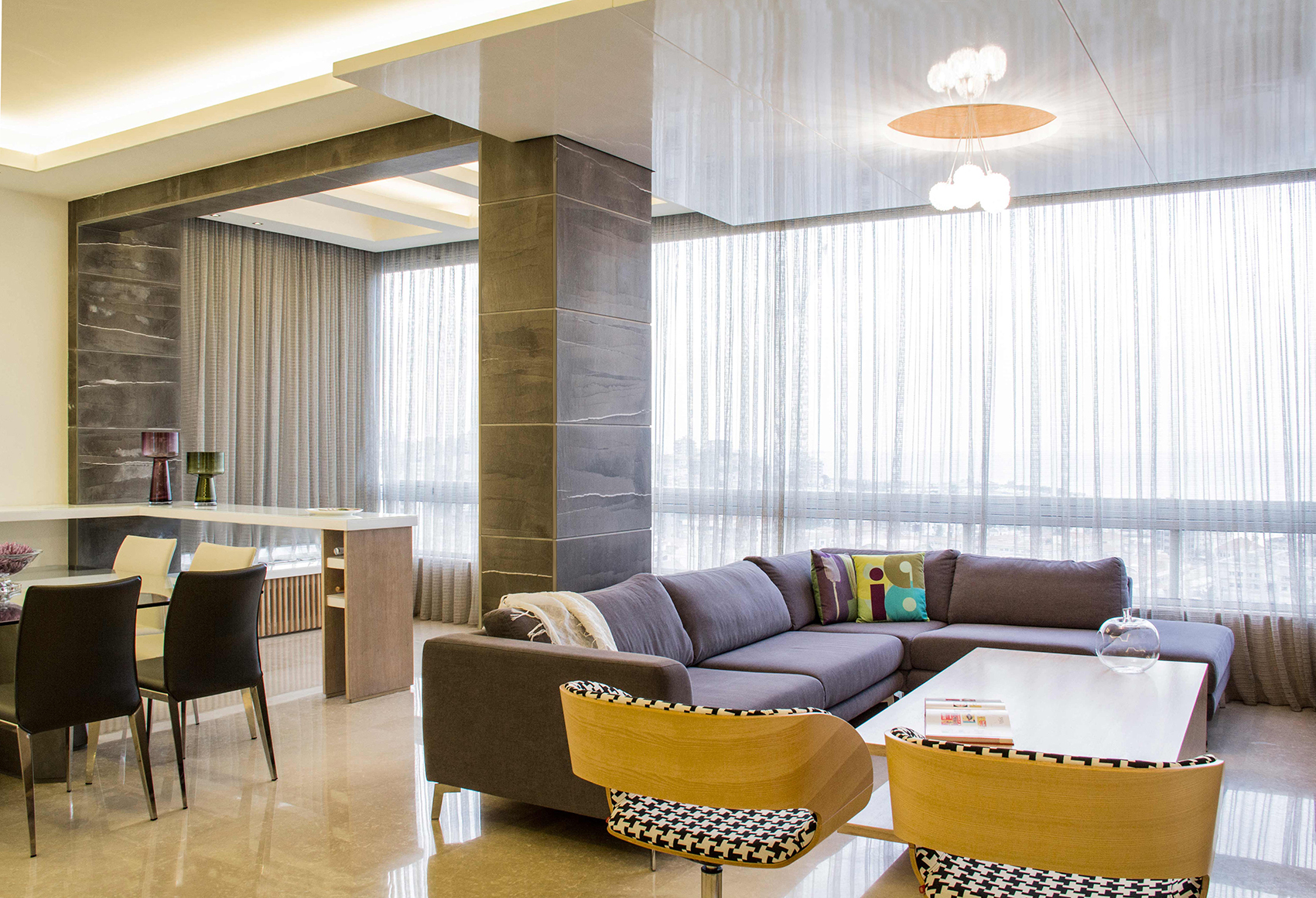 阳光地中海，温暖现代的乔尼耶公寓设计-5