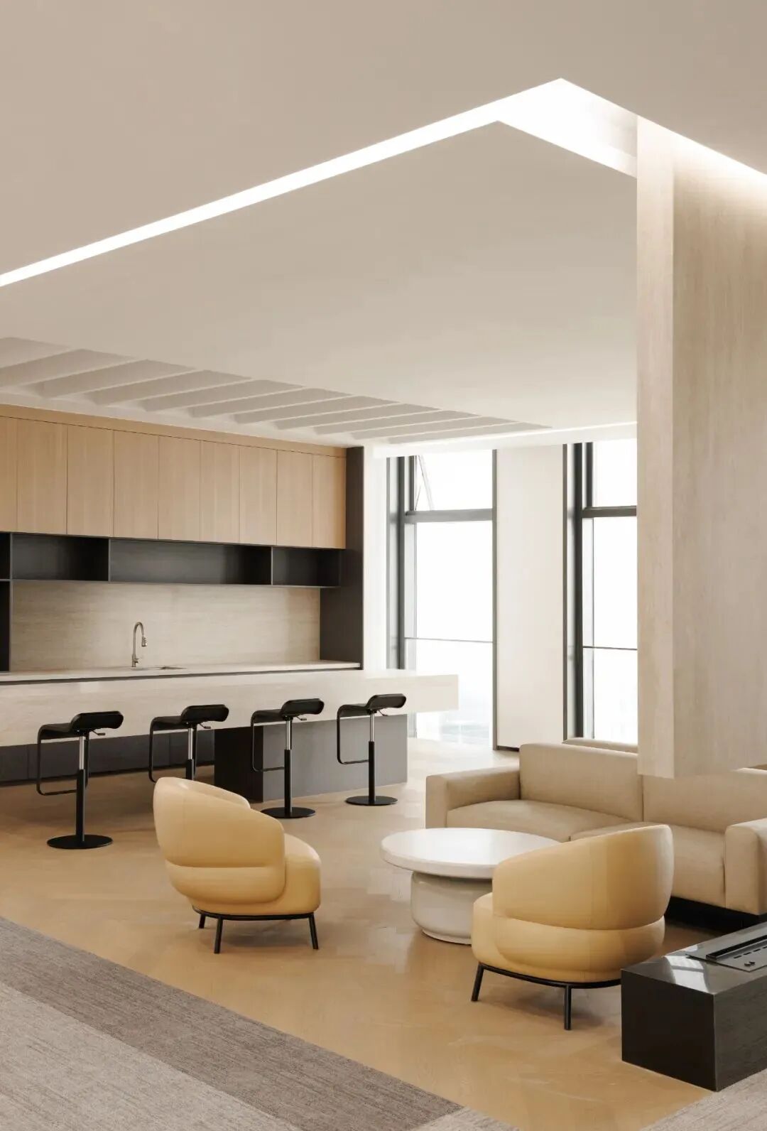 钱江新城企业办公空间丨中国杭州丨杭州岚禾建筑装饰设计公司,杭州壹景（ABBD）设计事务所-9