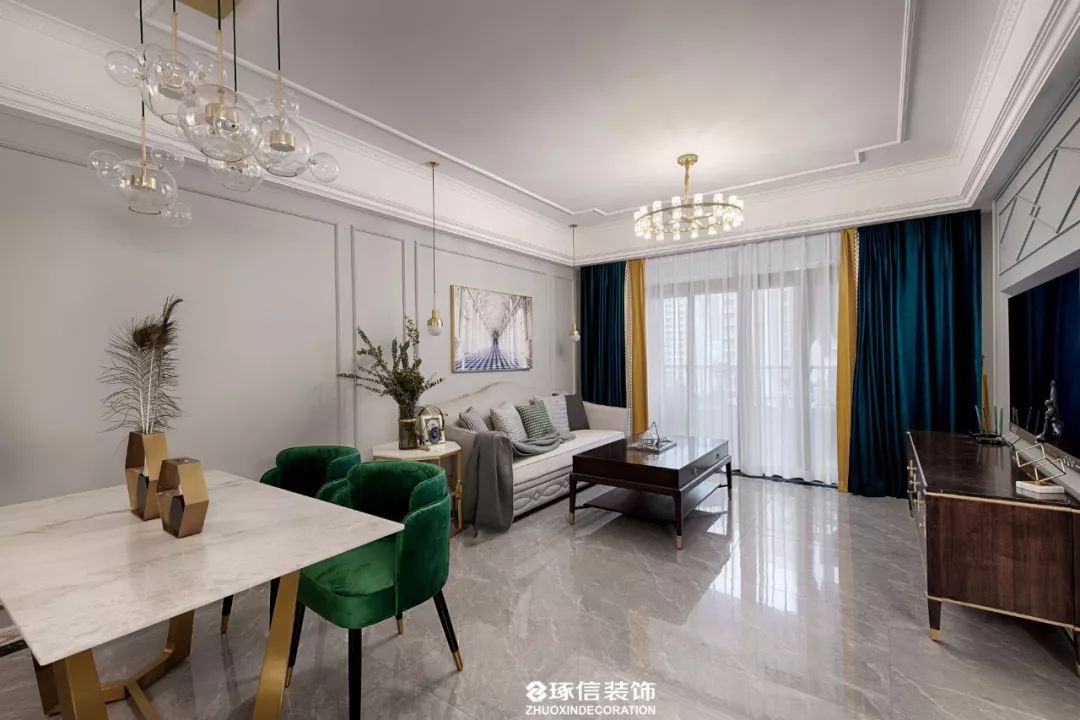 江北美式轻奢三口之家，幸福空间诠释生活美学-39