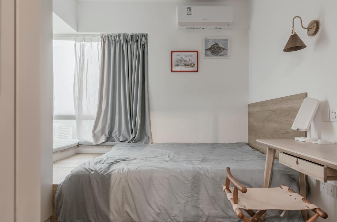 清新日式原木平层改造-45