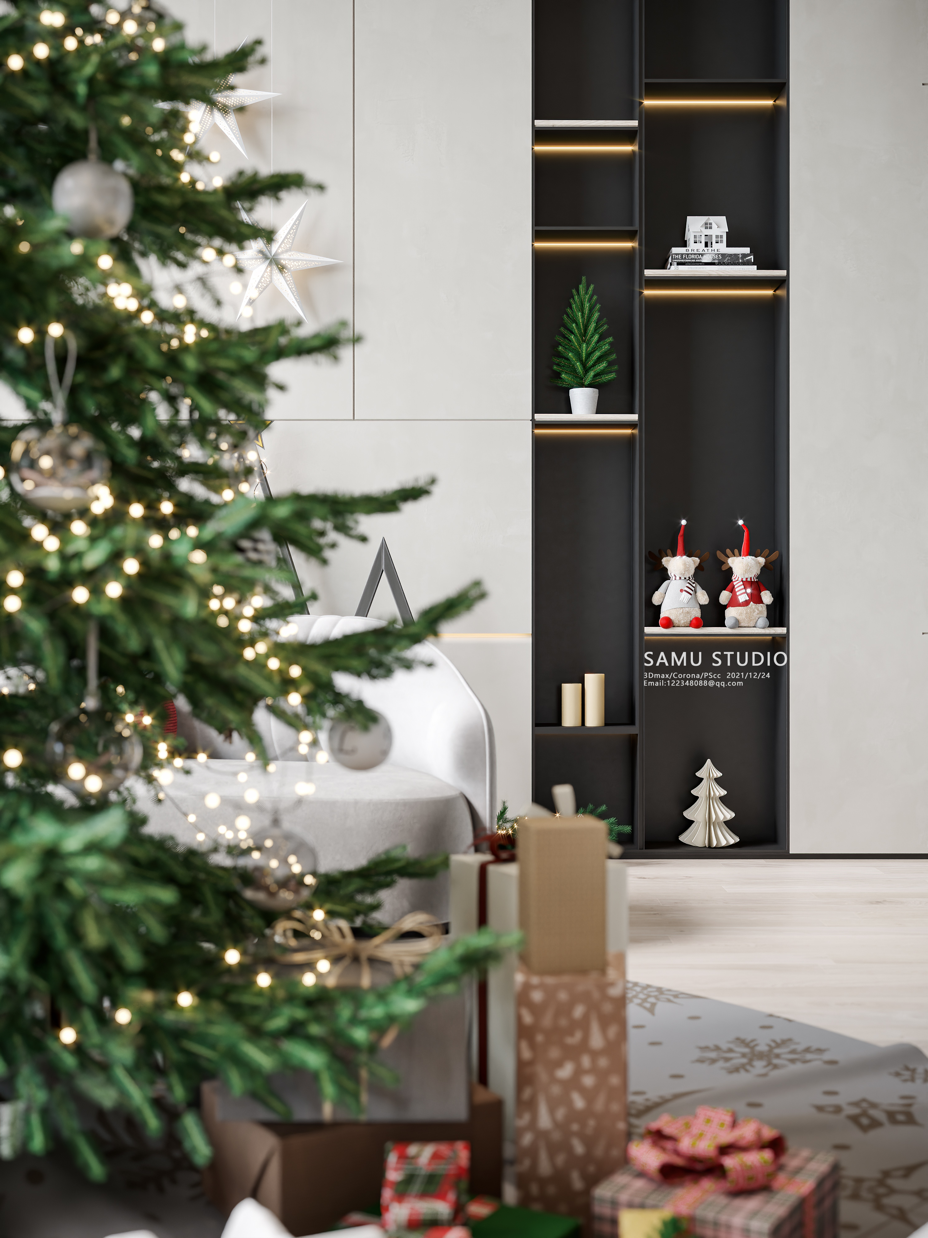 SAMU STUDIO 的 2021 圣诞室内设计-10
