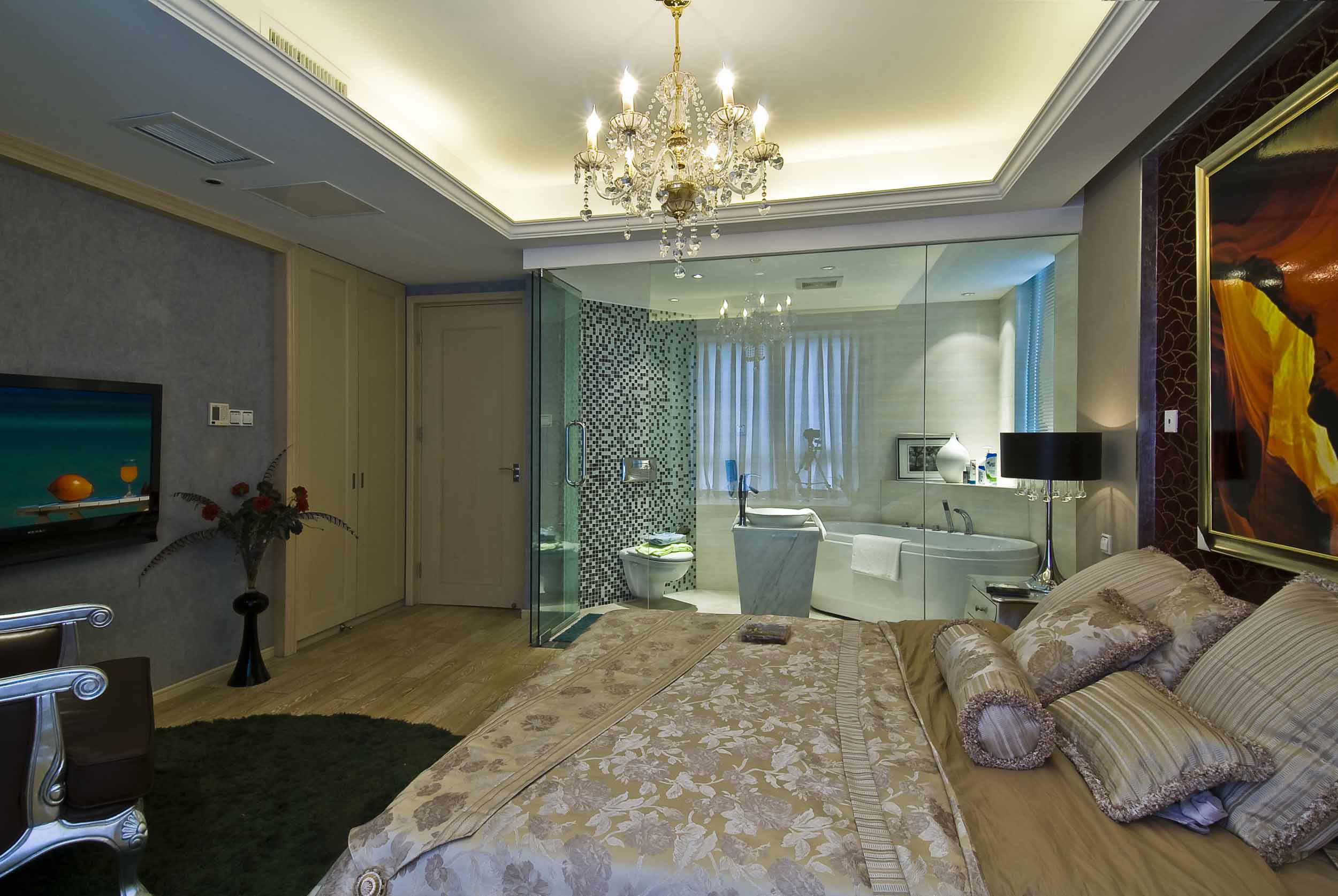 后现代 南京新街口凯润金城样板房-2