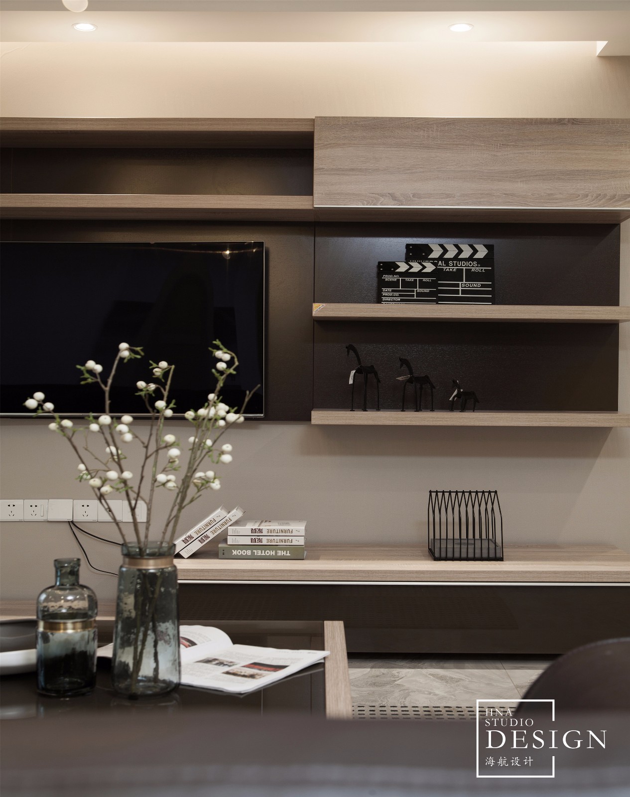 【托斯卡纳的小镇时光】乾盛兰庭140㎡现代风住宅  海航设计-6