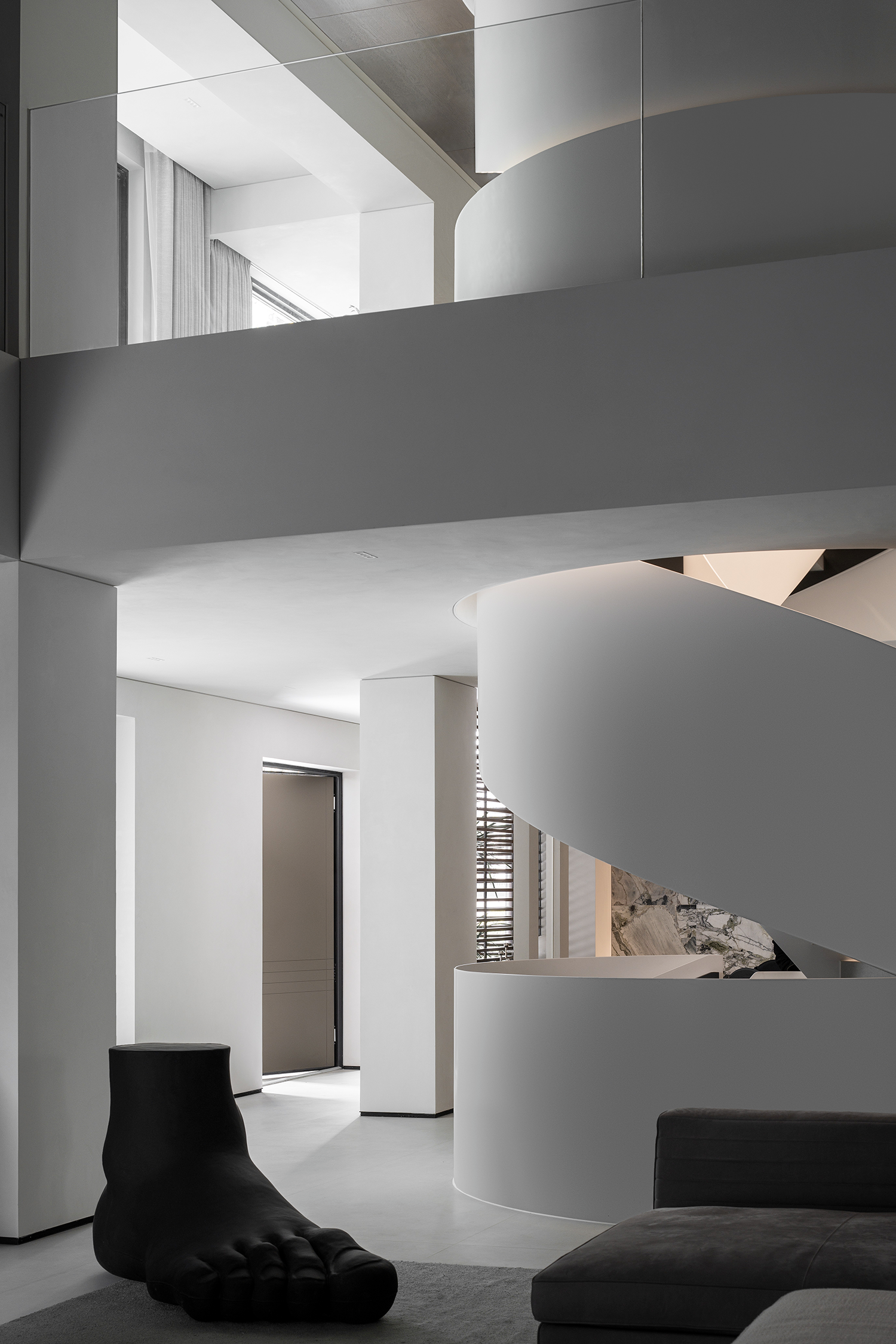 1500㎡现代独栋别墅，诗与多元艺术美学-35