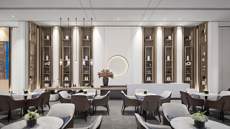 江苏宜兴海伦湾销售中心—现代东方美学之韵-27