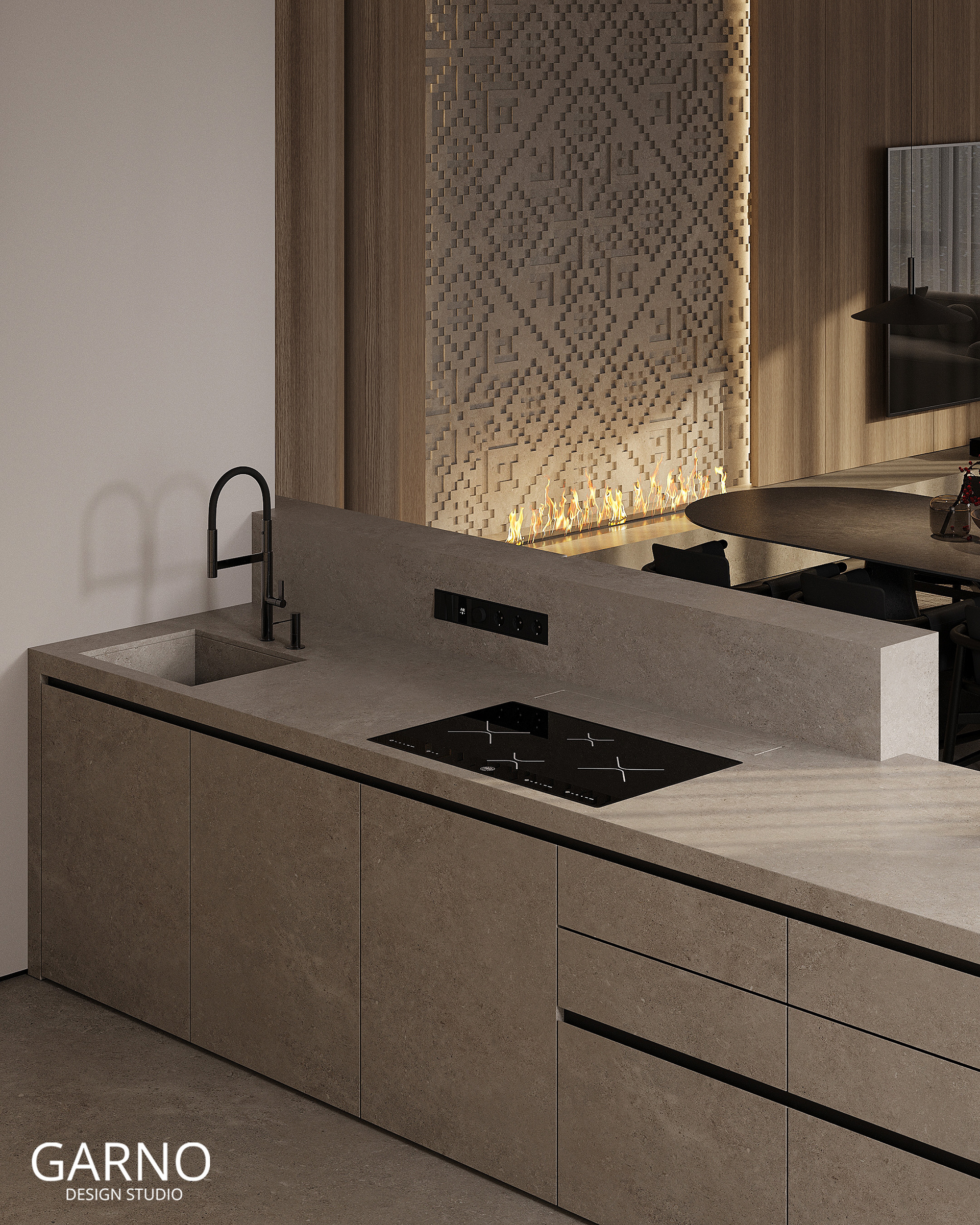 乌克兰基辅室内设计项目丨GARNO DESIGN STUDIO-11