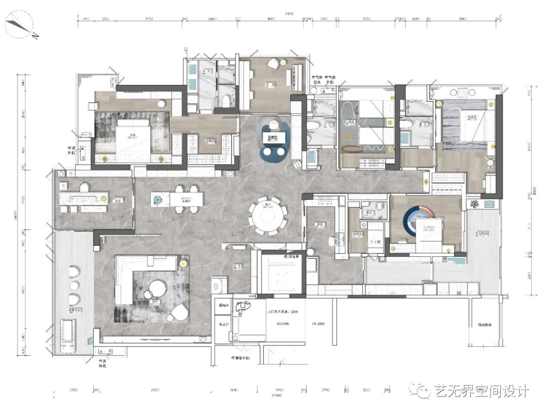 深圳纯水岸现代大平层丨中国深圳丨艺无界&壹貮创意-14