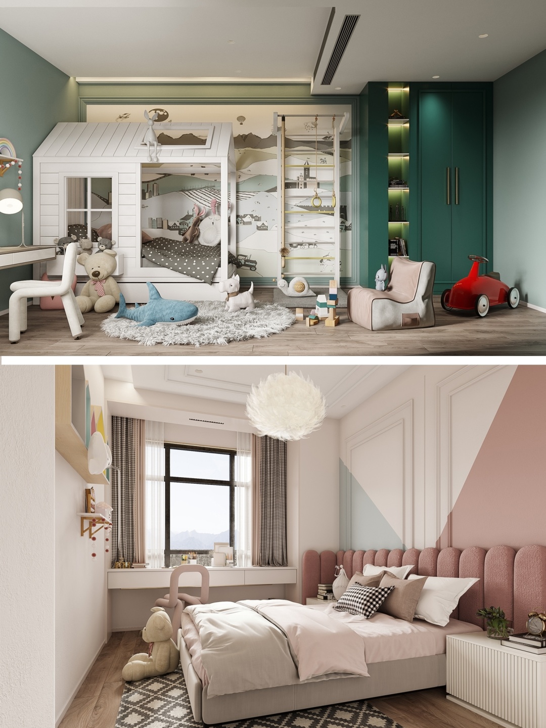 现代法式轻奢别墅设计,洛丁山的记忆-10