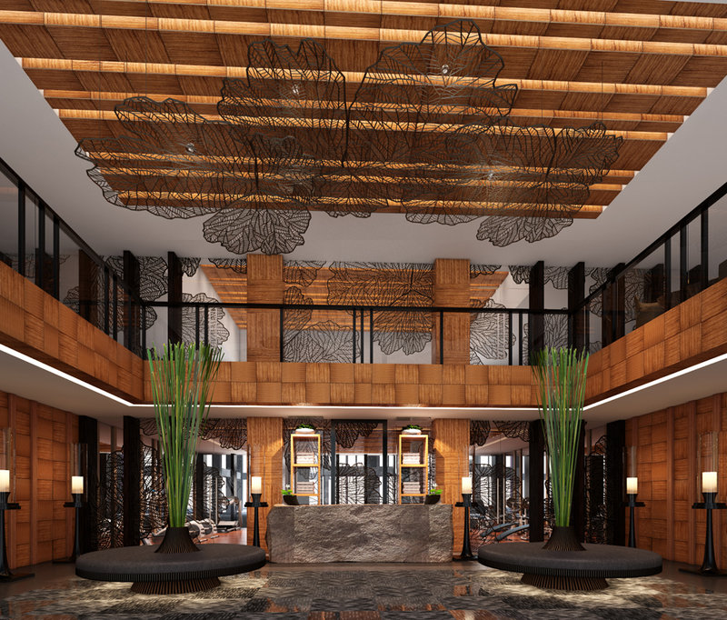 最新整理 西双版纳避寒皇冠假日度假酒店施工图+实景+效果2 61G-5-34