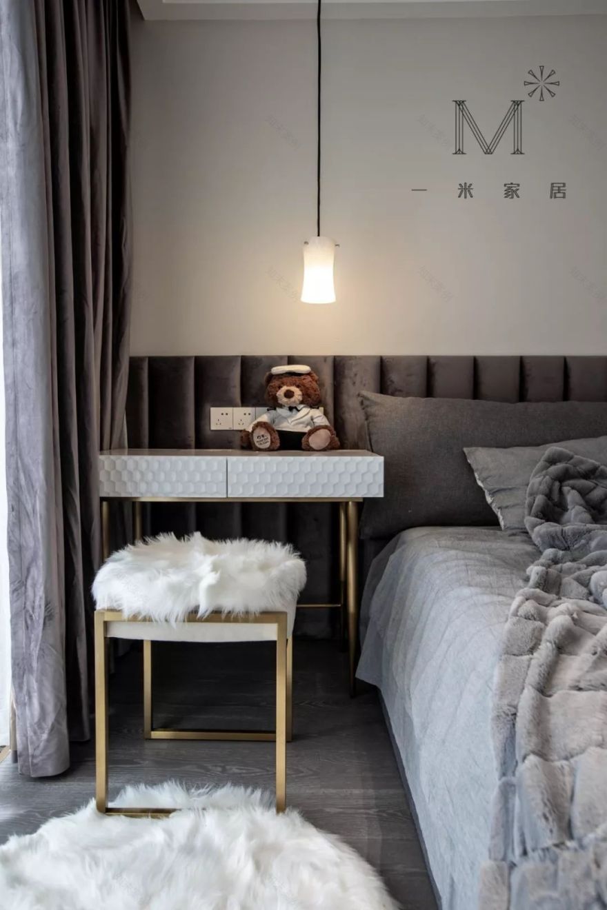 常州檀香湾 120㎡现代美式家居,浪漫与实用的完美结合-47