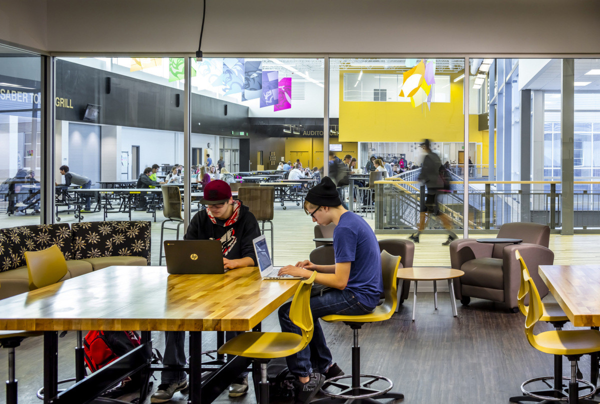 北达科他州百年中学新校区-10