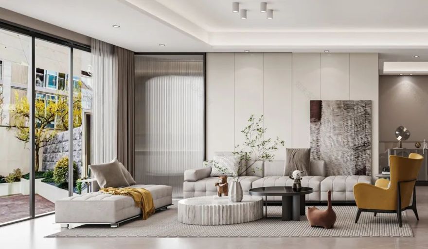 【案例】170㎡四居现代风格:这样搭建说有270㎡都不夸张!-28