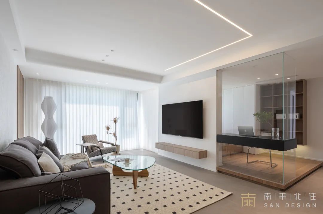 奶油系简居 · 温柔美学的极致空间丨S&N DESIGN-24