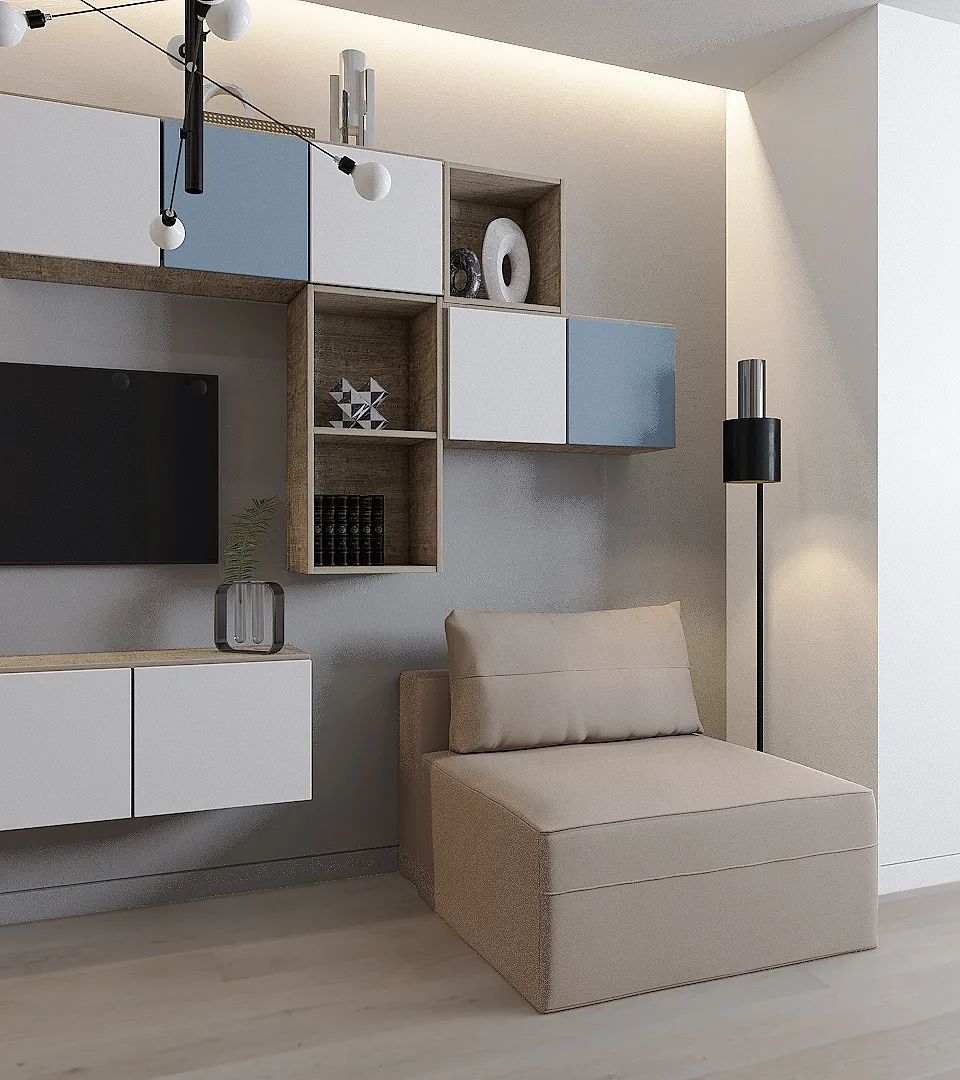 现代简约风的木质公寓丨Taras Belik-22