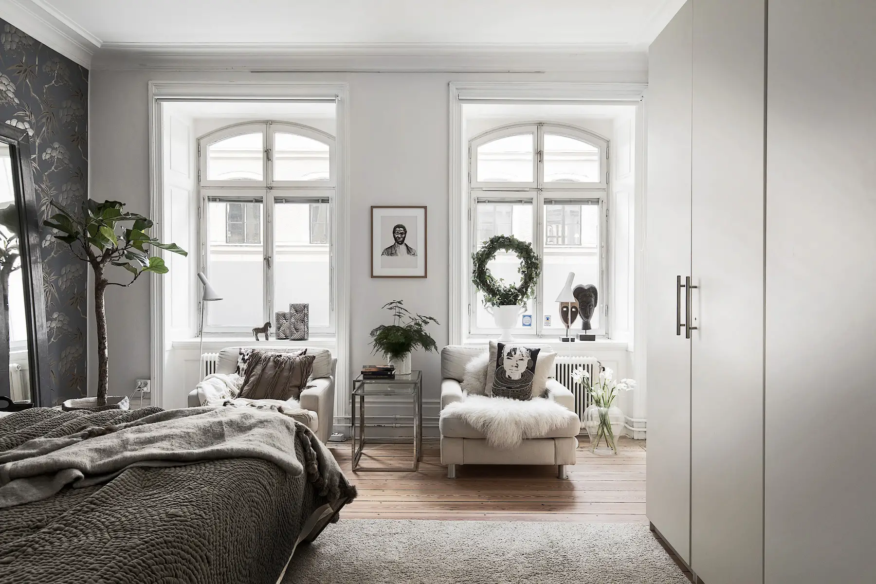 瑞典经典民族风家庭公寓设计-13