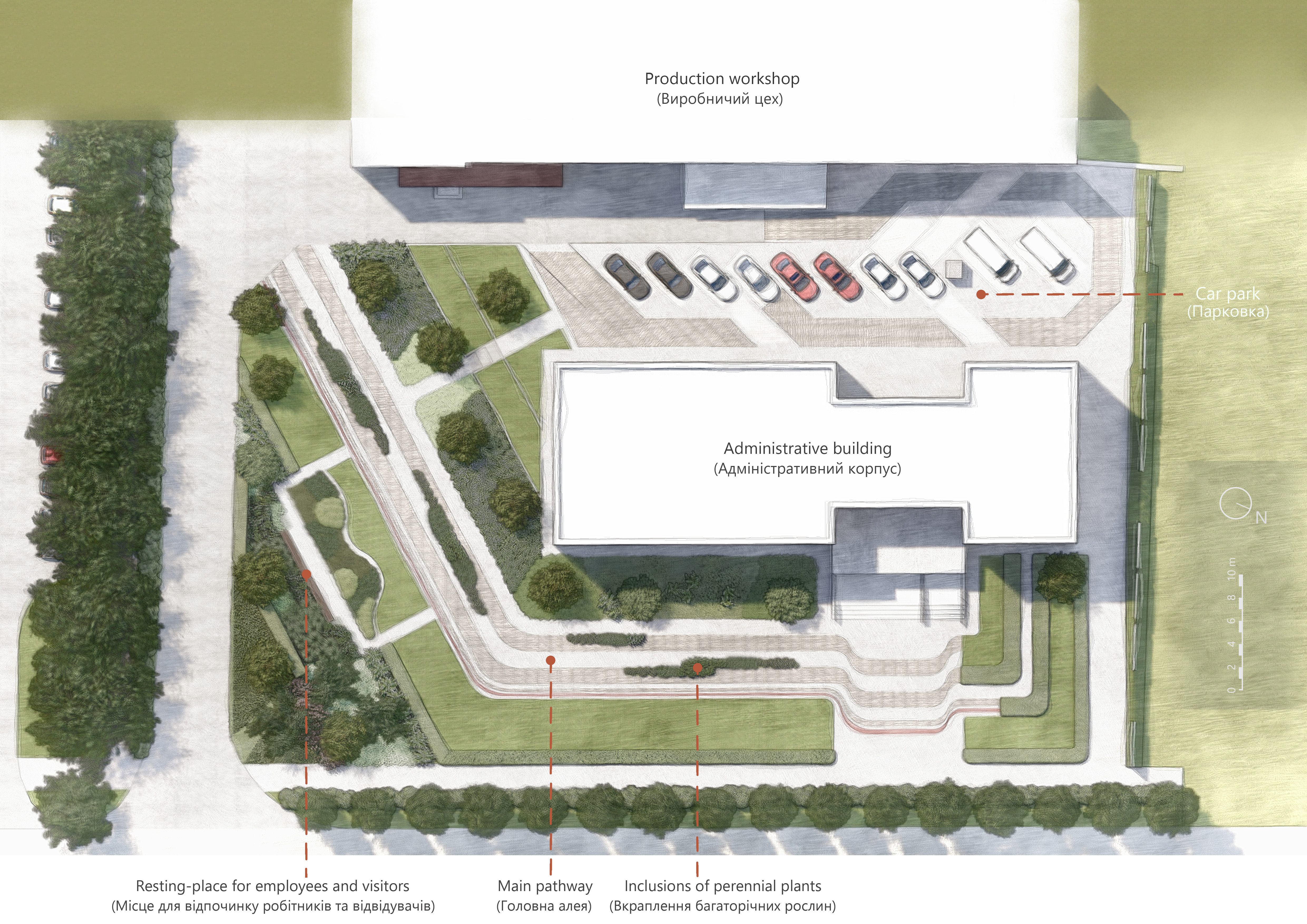 糖果厂入口区域景观设计项目-8