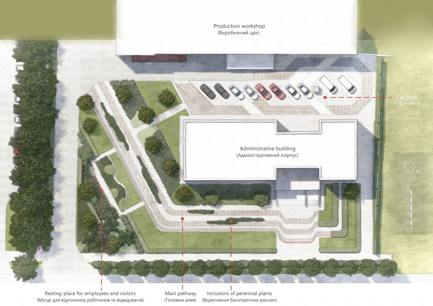 糖果厂入口区域景观设计项目-8