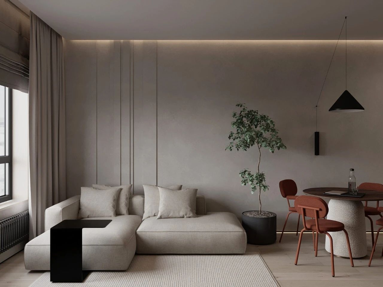 65㎡灰木色空间设计丨Spacetime studio-5