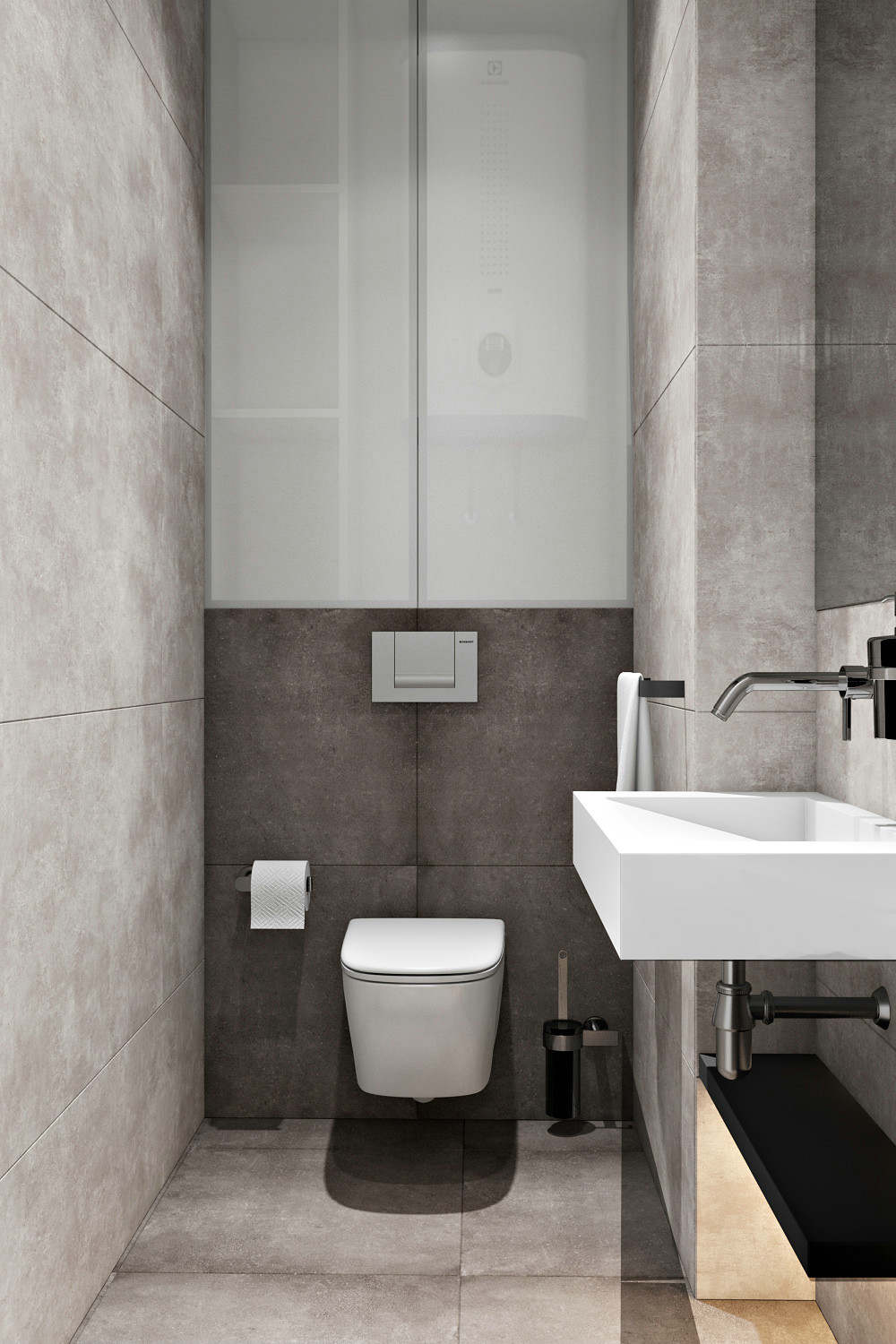 现代灰色质感住宅设计探秘-32