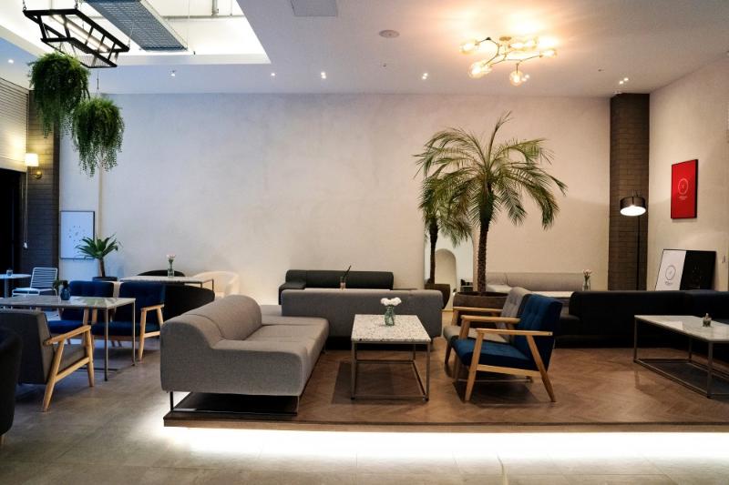 光州现代咖啡馆"白色&灰色"的室内设计解读-7